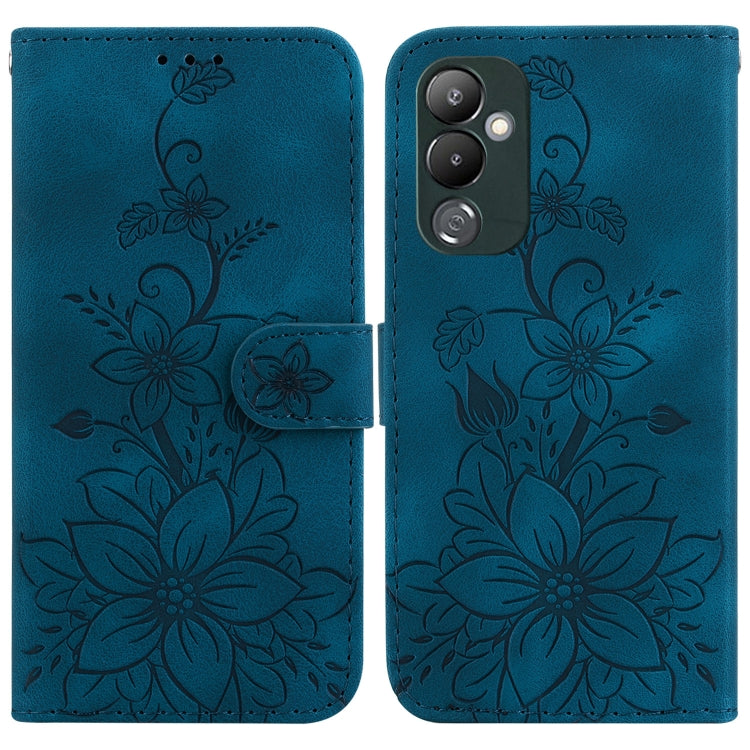 Lily Embossed Leather Phone Case, For Tecno Pova 5 Pro, For Tecno Pova Neo 3, For Tecno Pova 5, For Tecno Camon 20 Premier 5G, For Tecno Camon 20 Pro 5G, For Tecno Camon 20 Pro 4G / Camon 20, For Tecno Spark 10 5G, For Tecno Spark 10 4G / Spark 10C    ...