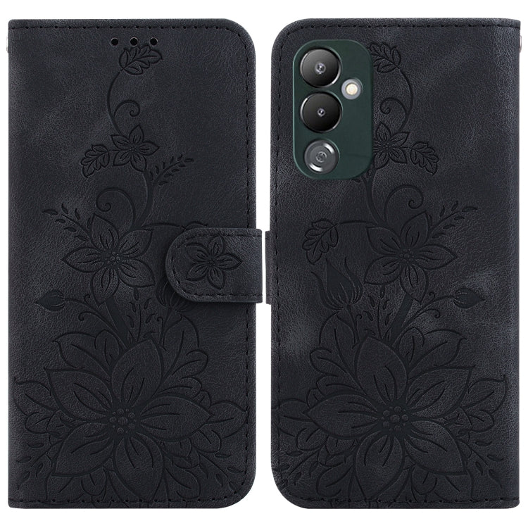 Lily Embossed Leather Phone Case, For Tecno Pova 5 Pro, For Tecno Pova Neo 3, For Tecno Pova 5, For Tecno Camon 20 Premier 5G, For Tecno Camon 20 Pro 5G, For Tecno Camon 20 Pro 4G / Camon 20, For Tecno Spark 10 5G, For Tecno Spark 10 4G / Spark 10C    ...