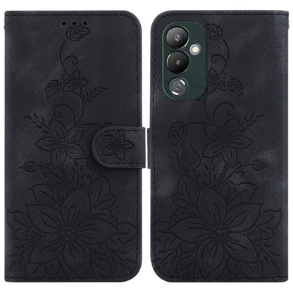 Lily Embossed Leather Phone Case, For Tecno Pova 5 Pro, For Tecno Pova Neo 3, For Tecno Pova 5, For Tecno Camon 20 Premier 5G, For Tecno Camon 20 Pro 5G, For Tecno Camon 20 Pro 4G / Camon 20, For Tecno Spark 10 5G, For Tecno Spark 10 4G / Spark 10C    ...