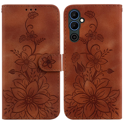 Lily Embossed Leather Phone Case, For Tecno Pova 5 Pro, For Tecno Pova Neo 3, For Tecno Pova 5, For Tecno Camon 20 Premier 5G, For Tecno Camon 20 Pro 5G, For Tecno Camon 20 Pro 4G / Camon 20, For Tecno Spark 10 5G, For Tecno Spark 10 4G / Spark 10C    ...
