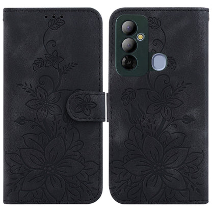 Lily Embossed Leather Phone Case, For Tecno Pova 5 Pro, For Tecno Pova Neo 3, For Tecno Pova 5, For Tecno Camon 20 Premier 5G, For Tecno Camon 20 Pro 5G, For Tecno Camon 20 Pro 4G / Camon 20, For Tecno Spark 10 5G, For Tecno Spark 10 4G / Spark 10C    ...