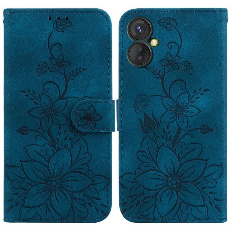 Lily Embossed Leather Phone Case, For Tecno Pova 5 Pro, For Tecno Pova Neo 3, For Tecno Pova 5, For Tecno Camon 20 Premier 5G, For Tecno Camon 20 Pro 5G, For Tecno Camon 20 Pro 4G / Camon 20, For Tecno Spark 10 5G, For Tecno Spark 10 4G / Spark 10C    ...