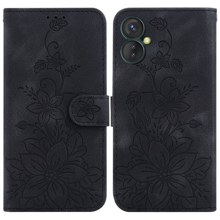 Lily Embossed Leather Phone Case, For Tecno Pova 5 Pro, For Tecno Pova Neo 3, For Tecno Pova 5, For Tecno Camon 20 Premier 5G, For Tecno Camon 20 Pro 5G, For Tecno Camon 20 Pro 4G / Camon 20, For Tecno Spark 10 5G, For Tecno Spark 10 4G / Spark 10C    ...