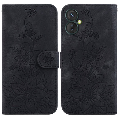 Lily Embossed Leather Phone Case, For Tecno Pova 5 Pro, For Tecno Pova Neo 3, For Tecno Pova 5, For Tecno Camon 20 Premier 5G, For Tecno Camon 20 Pro 5G, For Tecno Camon 20 Pro 4G / Camon 20, For Tecno Spark 10 5G, For Tecno Spark 10 4G / Spark 10C    ...