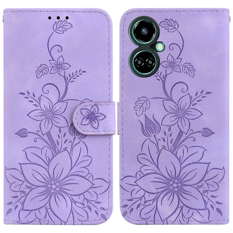 Lily Embossed Leather Phone Case, For Tecno Camon 19, For Tecno Camon 19 Neo, For Tecno Pova 3 / LE7, For Tecno Camon 18i, For Tecno Spark Go 2022 / Spark 8C, For Tecno Spark 8 Pro, For Tecno Pova Neo / LE6, For Tecno Camon 18 / 18 P                   ...