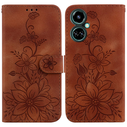 Lily Embossed Leather Phone Case, For Tecno Camon 19, For Tecno Camon 19 Neo, For Tecno Pova 3 / LE7, For Tecno Camon 18i, For Tecno Spark Go 2022 / Spark 8C, For Tecno Spark 8 Pro, For Tecno Pova Neo / LE6, For Tecno Camon 18 / 18 P                   ...