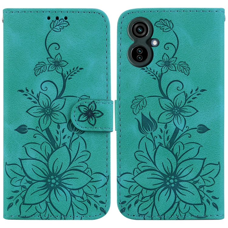 Lily Embossed Leather Phone Case, For Tecno Camon 19, For Tecno Camon 19 Neo, For Tecno Pova 3 / LE7, For Tecno Camon 18i, For Tecno Spark Go 2022 / Spark 8C, For Tecno Spark 8 Pro, For Tecno Pova Neo / LE6, For Tecno Camon 18 / 18 P                   ...