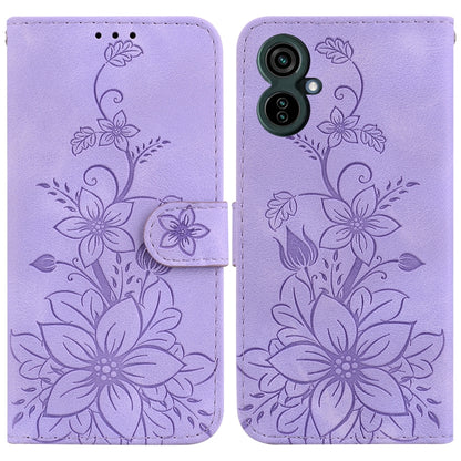 Lily Embossed Leather Phone Case, For Tecno Camon 19, For Tecno Camon 19 Neo, For Tecno Pova 3 / LE7, For Tecno Camon 18i, For Tecno Spark Go 2022 / Spark 8C, For Tecno Spark 8 Pro, For Tecno Pova Neo / LE6, For Tecno Camon 18 / 18 P                   ...