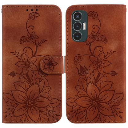 Lily Embossed Leather Phone Case, For Tecno Camon 19, For Tecno Camon 19 Neo, For Tecno Pova 3 / LE7, For Tecno Camon 18i, For Tecno Spark Go 2022 / Spark 8C, For Tecno Spark 8 Pro, For Tecno Pova Neo / LE6, For Tecno Camon 18 / 18 P                   ...