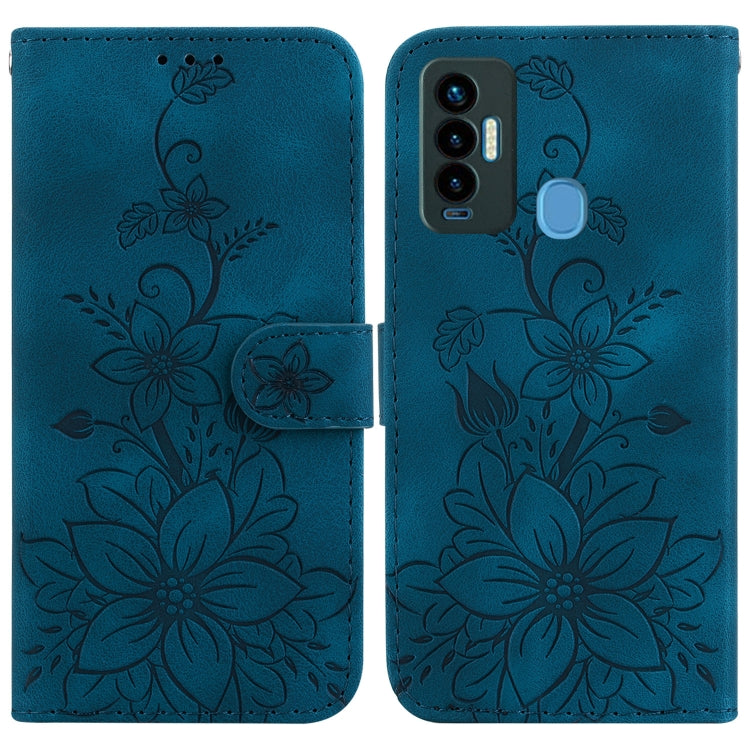 Lily Embossed Leather Phone Case, For Tecno Camon 19, For Tecno Camon 19 Neo, For Tecno Pova 3 / LE7, For Tecno Camon 18i, For Tecno Spark Go 2022 / Spark 8C, For Tecno Spark 8 Pro, For Tecno Pova Neo / LE6, For Tecno Camon 18 / 18 P                   ...