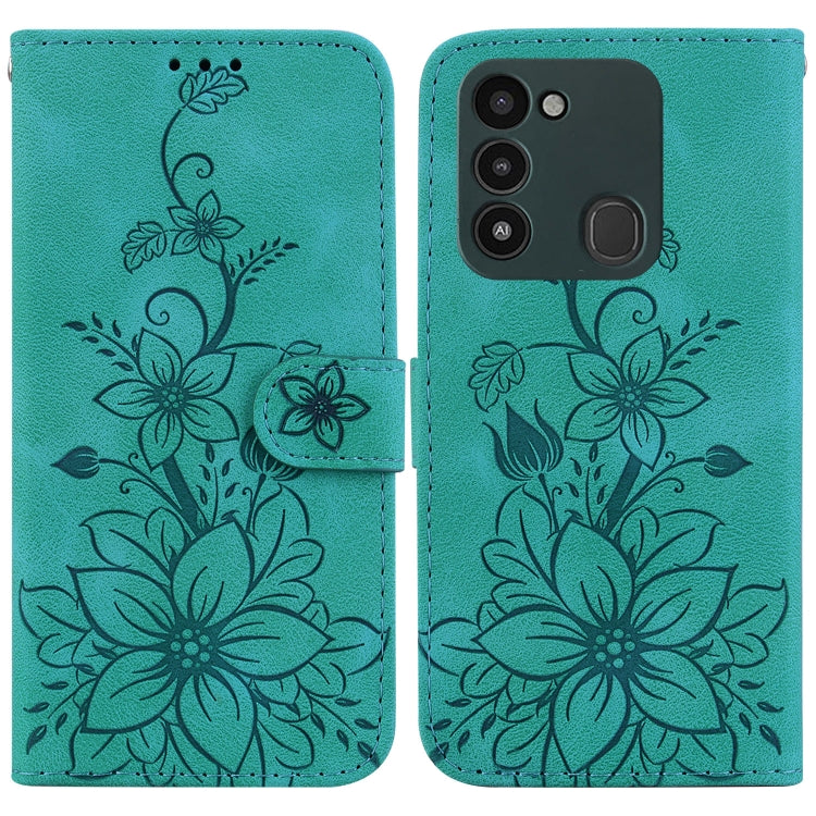 Lily Embossed Leather Phone Case, For Tecno Camon 19, For Tecno Camon 19 Neo, For Tecno Pova 3 / LE7, For Tecno Camon 18i, For Tecno Spark Go 2022 / Spark 8C, For Tecno Spark 8 Pro, For Tecno Pova Neo / LE6, For Tecno Camon 18 / 18 P                   ...