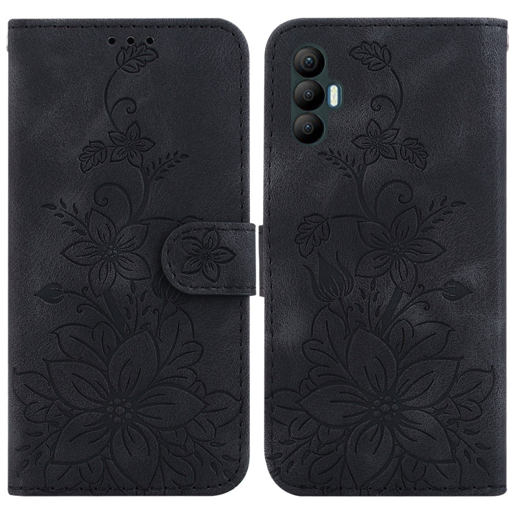 Lily Embossed Leather Phone Case, For Tecno Camon 19, For Tecno Camon 19 Neo, For Tecno Pova 3 / LE7, For Tecno Camon 18i, For Tecno Spark Go 2022 / Spark 8C, For Tecno Spark 8 Pro, For Tecno Pova Neo / LE6, For Tecno Camon 18 / 18 P                   ...