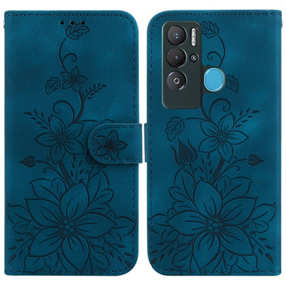 Lily Embossed Leather Phone Case, For Tecno Camon 19, For Tecno Camon 19 Neo, For Tecno Pova 3 / LE7, For Tecno Camon 18i, For Tecno Spark Go 2022 / Spark 8C, For Tecno Spark 8 Pro, For Tecno Pova Neo / LE6, For Tecno Camon 18 / 18 P                   ...
