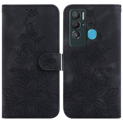 Lily Embossed Leather Phone Case, For Tecno Camon 19, For Tecno Camon 19 Neo, For Tecno Pova 3 / LE7, For Tecno Camon 18i, For Tecno Spark Go 2022 / Spark 8C, For Tecno Spark 8 Pro, For Tecno Pova Neo / LE6, For Tecno Camon 18 / 18 P                   ...
