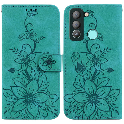 Lily Embossed Leather Phone Case, For Tecno Camon 19, For Tecno Camon 19 Neo, For Tecno Pova 3 / LE7, For Tecno Camon 18i, For Tecno Spark Go 2022 / Spark 8C, For Tecno Spark 8 Pro, For Tecno Pova Neo / LE6, For Tecno Camon 18 / 18 P                   ...