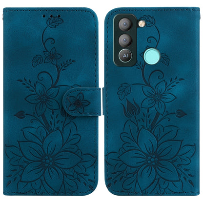 Lily Embossed Leather Phone Case, For Tecno Camon 19, For Tecno Camon 19 Neo, For Tecno Pova 3 / LE7, For Tecno Camon 18i, For Tecno Spark Go 2022 / Spark 8C, For Tecno Spark 8 Pro, For Tecno Pova Neo / LE6, For Tecno Camon 18 / 18 P                   ...