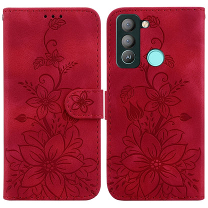 Lily Embossed Leather Phone Case, For Tecno Camon 19, For Tecno Camon 19 Neo, For Tecno Pova 3 / LE7, For Tecno Camon 18i, For Tecno Spark Go 2022 / Spark 8C, For Tecno Spark 8 Pro, For Tecno Pova Neo / LE6, For Tecno Camon 18 / 18 P                   ...