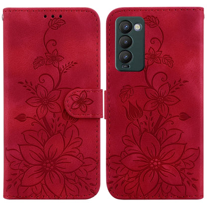 Lily Embossed Leather Phone Case, For Tecno Camon 19, For Tecno Camon 19 Neo, For Tecno Pova 3 / LE7, For Tecno Camon 18i, For Tecno Spark Go 2022 / Spark 8C, For Tecno Spark 8 Pro, For Tecno Pova Neo / LE6, For Tecno Camon 18 / 18 P                   ...
