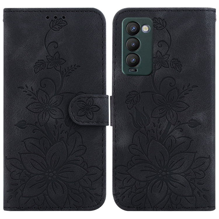Lily Embossed Leather Phone Case, For Tecno Camon 19, For Tecno Camon 19 Neo, For Tecno Pova 3 / LE7, For Tecno Camon 18i, For Tecno Spark Go 2022 / Spark 8C, For Tecno Spark 8 Pro, For Tecno Pova Neo / LE6, For Tecno Camon 18 / 18 P                   ...