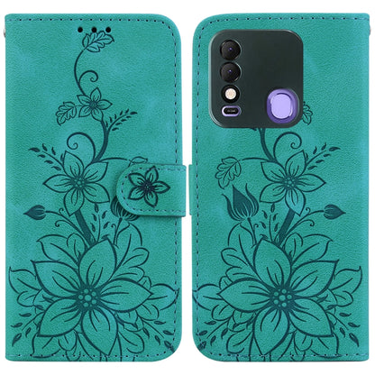 Lily Embossed Leather Phone Case, For Tecno Camon 19, For Tecno Camon 19 Neo, For Tecno Pova 3 / LE7, For Tecno Camon 18i, For Tecno Spark Go 2022 / Spark 8C, For Tecno Spark 8 Pro, For Tecno Pova Neo / LE6, For Tecno Camon 18 / 18 P                   ...