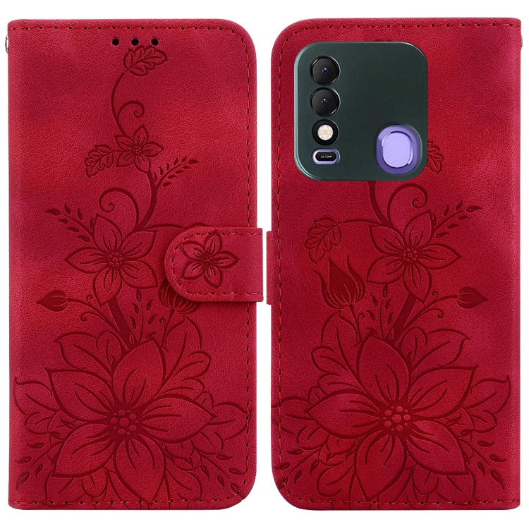 Lily Embossed Leather Phone Case, For Tecno Camon 19, For Tecno Camon 19 Neo, For Tecno Pova 3 / LE7, For Tecno Camon 18i, For Tecno Spark Go 2022 / Spark 8C, For Tecno Spark 8 Pro, For Tecno Pova Neo / LE6, For Tecno Camon 18 / 18 P                   ...