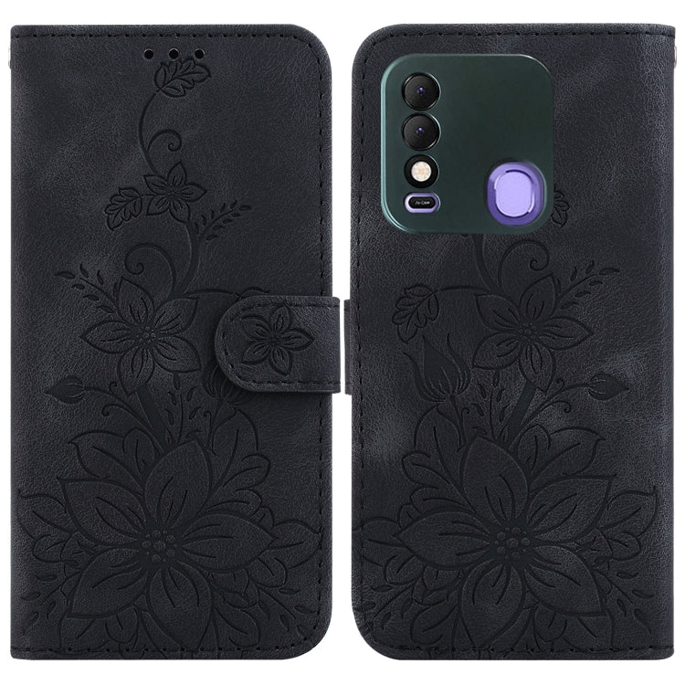 Lily Embossed Leather Phone Case, For Tecno Camon 19, For Tecno Camon 19 Neo, For Tecno Pova 3 / LE7, For Tecno Camon 18i, For Tecno Spark Go 2022 / Spark 8C, For Tecno Spark 8 Pro, For Tecno Pova Neo / LE6, For Tecno Camon 18 / 18 P                   ...