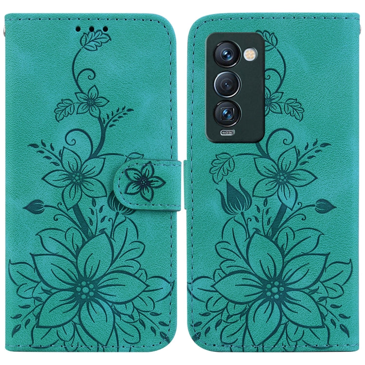 Lily Embossed Leather Phone Case, For Tecno Camon 19, For Tecno Camon 19 Neo, For Tecno Pova 3 / LE7, For Tecno Camon 18i, For Tecno Spark Go 2022 / Spark 8C, For Tecno Spark 8 Pro, For Tecno Pova Neo / LE6, For Tecno Camon 18 / 18 P                   ...