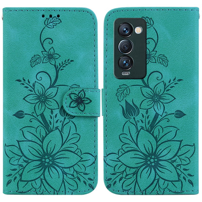 Lily Embossed Leather Phone Case, For Tecno Camon 19, For Tecno Camon 19 Neo, For Tecno Pova 3 / LE7, For Tecno Camon 18i, For Tecno Spark Go 2022 / Spark 8C, For Tecno Spark 8 Pro, For Tecno Pova Neo / LE6, For Tecno Camon 18 / 18 P                   ...
