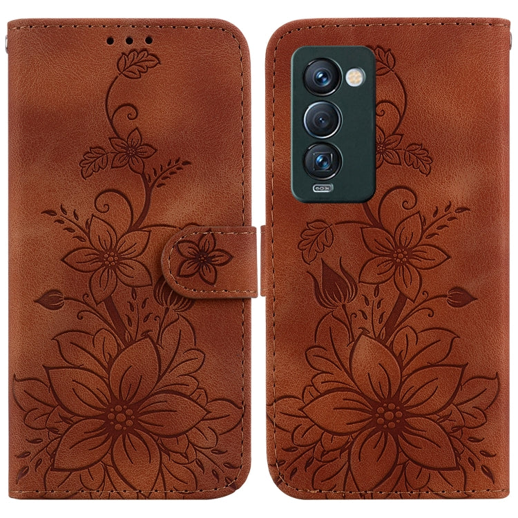 Lily Embossed Leather Phone Case, For Tecno Camon 19, For Tecno Camon 19 Neo, For Tecno Pova 3 / LE7, For Tecno Camon 18i, For Tecno Spark Go 2022 / Spark 8C, For Tecno Spark 8 Pro, For Tecno Pova Neo / LE6, For Tecno Camon 18 / 18 P                   ...