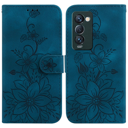 Lily Embossed Leather Phone Case, For Tecno Camon 19, For Tecno Camon 19 Neo, For Tecno Pova 3 / LE7, For Tecno Camon 18i, For Tecno Spark Go 2022 / Spark 8C, For Tecno Spark 8 Pro, For Tecno Pova Neo / LE6, For Tecno Camon 18 / 18 P                   ...