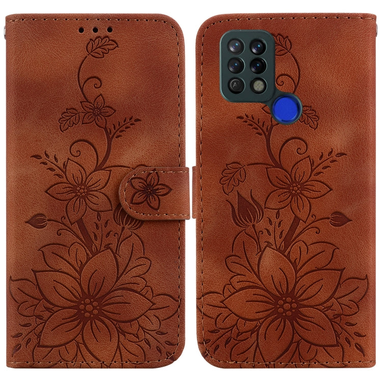Lily Embossed Leather Phone Case, For Tecno Camon 19, For Tecno Camon 19 Neo, For Tecno Pova 3 / LE7, For Tecno Camon 18i, For Tecno Spark Go 2022 / Spark 8C, For Tecno Spark 8 Pro, For Tecno Pova Neo / LE6, For Tecno Camon 18 / 18 P                   ...