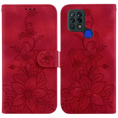 Lily Embossed Leather Phone Case, For Tecno Camon 19, For Tecno Camon 19 Neo, For Tecno Pova 3 / LE7, For Tecno Camon 18i, For Tecno Spark Go 2022 / Spark 8C, For Tecno Spark 8 Pro, For Tecno Pova Neo / LE6, For Tecno Camon 18 / 18 P                   ...
