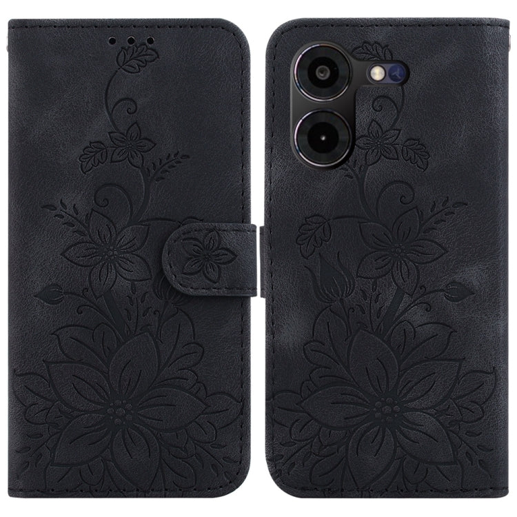 Lily Embossed Leather Phone Case, For Tecno Pova 5 Pro, For Tecno Pova Neo 3, For Tecno Pova 5, For Tecno Camon 20 Premier 5G, For Tecno Camon 20 Pro 5G, For Tecno Camon 20 Pro 4G / Camon 20, For Tecno Spark 10 5G, For Tecno Spark 10 4G / Spark 10C    ...