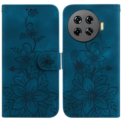 Lily Embossed Leather Phone Case, For Tecno Pop 10 / Spark Go 2 4G, For Tecno Camon 40 Pro 4G, For Tecno Camon 40, For Tecno Pop 9 5G / Spark 30C 5G, For Tecno Camon 30S / Camon 30S Pro, For Tecno Spark 30 Pro, For Tecno Spark 30 4G, For Tecno Spark 30...