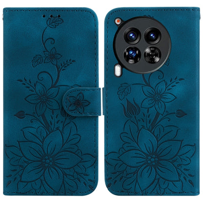 Lily Embossed Leather Phone Case, For Tecno Pop 10 / Spark Go 2 4G, For Tecno Camon 40 Pro 4G, For Tecno Camon 40, For Tecno Pop 9 5G / Spark 30C 5G, For Tecno Camon 30S / Camon 30S Pro, For Tecno Spark 30 Pro, For Tecno Spark 30 4G, For Tecno Spark 30...