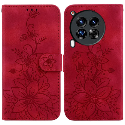 Lily Embossed Leather Phone Case, For Tecno Pop 10 / Spark Go 2 4G, For Tecno Camon 40 Pro 4G, For Tecno Camon 40, For Tecno Pop 9 5G / Spark 30C 5G, For Tecno Camon 30S / Camon 30S Pro, For Tecno Spark 30 Pro, For Tecno Spark 30 4G, For Tecno Spark 30...