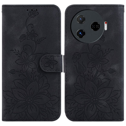 Lily Embossed Leather Phone Case, For Tecno Pop 10 / Spark Go 2 4G, For Tecno Camon 40 Pro 4G, For Tecno Camon 40, For Tecno Pop 9 5G / Spark 30C 5G, For Tecno Camon 30S / Camon 30S Pro, For Tecno Spark 30 Pro, For Tecno Spark 30 4G, For Tecno Spark 30...