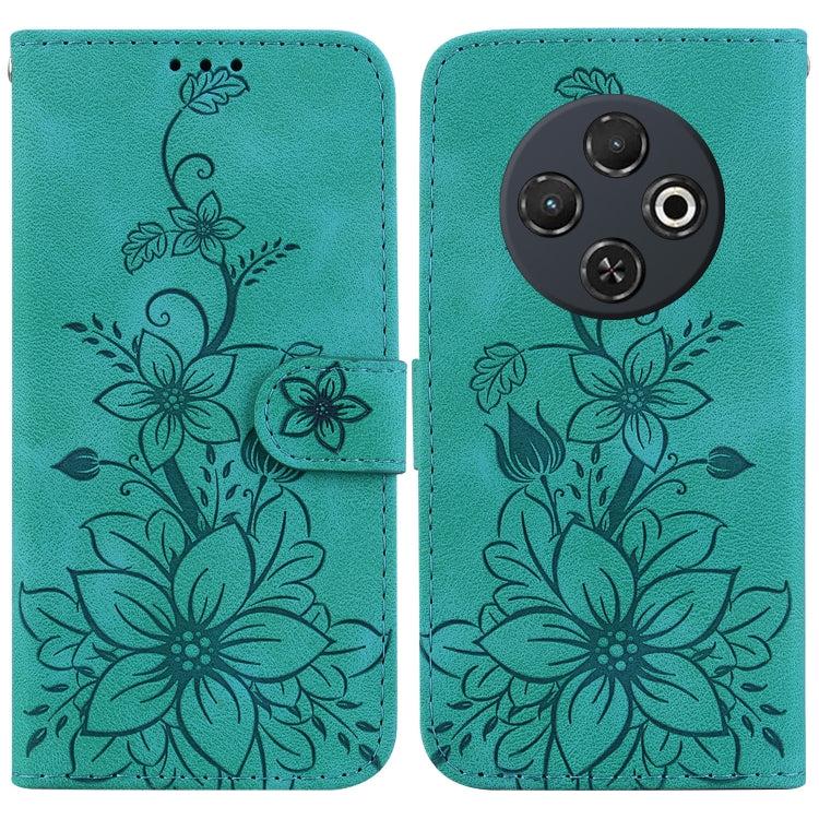 Lily Embossed Leather Phone Case, For Tecno Pop 10 / Spark Go 2 4G, For Tecno Camon 40 Pro 4G, For Tecno Camon 40, For Tecno Pop 9 5G / Spark 30C 5G, For Tecno Camon 30S / Camon 30S Pro, For Tecno Spark 30 Pro, For Tecno Spark 30 4G, For Tecno Spark 30...