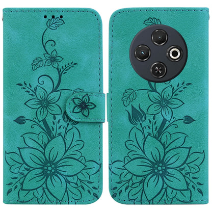 Lily Embossed Leather Phone Case, For Tecno Pop 10 / Spark Go 2 4G, For Tecno Camon 40 Pro 4G, For Tecno Camon 40, For Tecno Pop 9 5G / Spark 30C 5G, For Tecno Camon 30S / Camon 30S Pro, For Tecno Spark 30 Pro, For Tecno Spark 30 4G, For Tecno Spark 30...