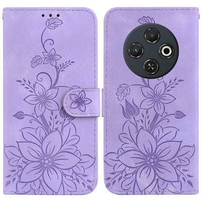 Lily Embossed Leather Phone Case, For Tecno Pop 10 / Spark Go 2 4G, For Tecno Camon 40 Pro 4G, For Tecno Camon 40, For Tecno Pop 9 5G / Spark 30C 5G, For Tecno Camon 30S / Camon 30S Pro, For Tecno Spark 30 Pro, For Tecno Spark 30 4G, For Tecno Spark 30...