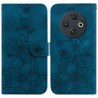 Lily Embossed Leather Phone Case, For Tecno Pop 10 / Spark Go 2 4G, For Tecno Camon 40 Pro 4G, For Tecno Camon 40, For Tecno Pop 9 5G / Spark 30C 5G, For Tecno Camon 30S / Camon 30S Pro, For Tecno Spark 30 Pro, For Tecno Spark 30 4G, For Tecno Spark 30...