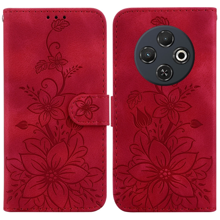 Lily Embossed Leather Phone Case, For Tecno Pop 10 / Spark Go 2 4G, For Tecno Camon 40 Pro 4G, For Tecno Camon 40, For Tecno Pop 9 5G / Spark 30C 5G, For Tecno Camon 30S / Camon 30S Pro, For Tecno Spark 30 Pro, For Tecno Spark 30 4G, For Tecno Spark 30...