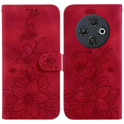 Lily Embossed Leather Phone Case, For Tecno Pop 10 / Spark Go 2 4G, For Tecno Camon 40 Pro 4G, For Tecno Camon 40, For Tecno Pop 9 5G / Spark 30C 5G, For Tecno Camon 30S / Camon 30S Pro, For Tecno Spark 30 Pro, For Tecno Spark 30 4G, For Tecno Spark 30...