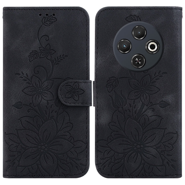 Lily Embossed Leather Phone Case, For Tecno Pop 10 / Spark Go 2 4G, For Tecno Camon 40 Pro 4G, For Tecno Camon 40, For Tecno Pop 9 5G / Spark 30C 5G, For Tecno Camon 30S / Camon 30S Pro, For Tecno Spark 30 Pro, For Tecno Spark 30 4G, For Tecno Spark 30...