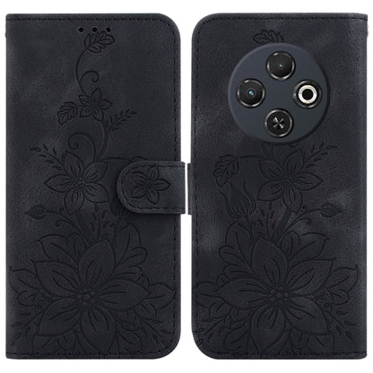 Lily Embossed Leather Phone Case, For Tecno Pop 10 / Spark Go 2 4G, For Tecno Camon 40 Pro 4G, For Tecno Camon 40, For Tecno Pop 9 5G / Spark 30C 5G, For Tecno Camon 30S / Camon 30S Pro, For Tecno Spark 30 Pro, For Tecno Spark 30 4G, For Tecno Spark 30...