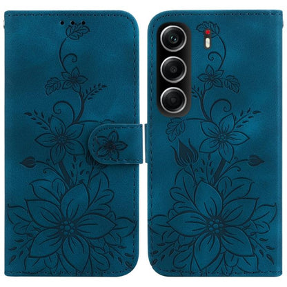 Lily Embossed Leather Phone Case, For Tecno Pop 10 / Spark Go 2 4G, For Tecno Camon 40 Pro 4G, For Tecno Camon 40, For Tecno Pop 9 5G / Spark 30C 5G, For Tecno Camon 30S / Camon 30S Pro, For Tecno Spark 30 Pro, For Tecno Spark 30 4G, For Tecno Spark 30...