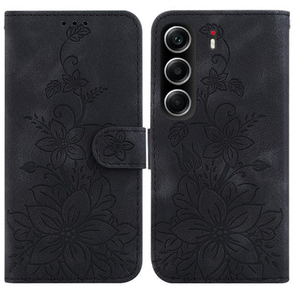 Lily Embossed Leather Phone Case, For Tecno Pop 10 / Spark Go 2 4G, For Tecno Camon 40 Pro 4G, For Tecno Camon 40, For Tecno Pop 9 5G / Spark 30C 5G, For Tecno Camon 30S / Camon 30S Pro, For Tecno Spark 30 Pro, For Tecno Spark 30 4G, For Tecno Spark 30...