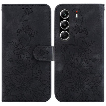 Lily Embossed Leather Phone Case, For Tecno Pop 10 / Spark Go 2 4G, For Tecno Camon 40 Pro 4G, For Tecno Camon 40, For Tecno Pop 9 5G / Spark 30C 5G, For Tecno Camon 30S / Camon 30S Pro, For Tecno Spark 30 Pro, For Tecno Spark 30 4G, For Tecno Spark 30...