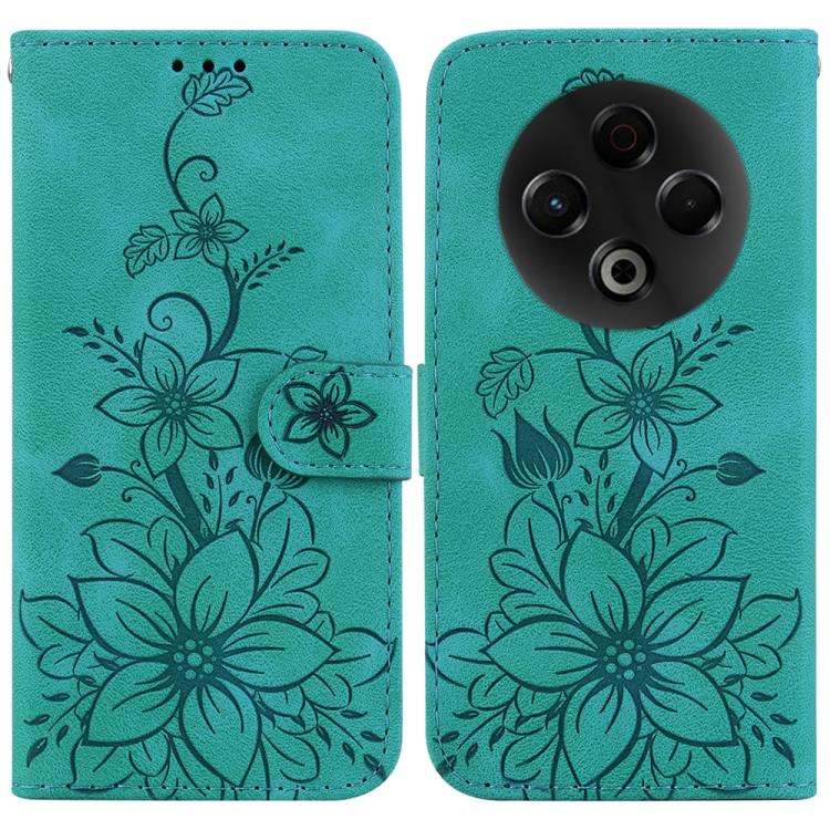 Lily Embossed Leather Phone Case, For Tecno Pop 10 / Spark Go 2 4G, For Tecno Camon 40 Pro 4G, For Tecno Camon 40, For Tecno Pop 9 5G / Spark 30C 5G, For Tecno Camon 30S / Camon 30S Pro, For Tecno Spark 30 Pro, For Tecno Spark 30 4G, For Tecno Spark 30...