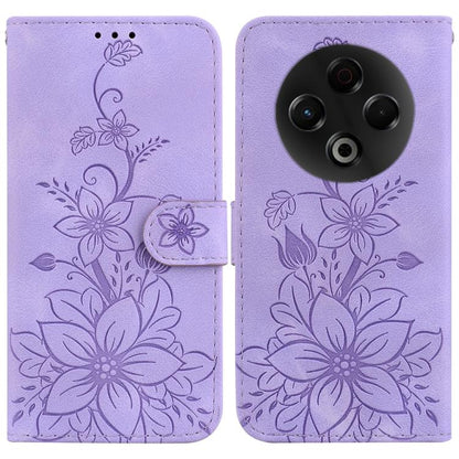Lily Embossed Leather Phone Case, For Tecno Pop 10 / Spark Go 2 4G, For Tecno Camon 40 Pro 4G, For Tecno Camon 40, For Tecno Pop 9 5G / Spark 30C 5G, For Tecno Camon 30S / Camon 30S Pro, For Tecno Spark 30 Pro, For Tecno Spark 30 4G, For Tecno Spark 30...